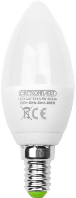 Лампа світлодіодна Светкомплект (6929547642891) 5Вт, E14, 4500K